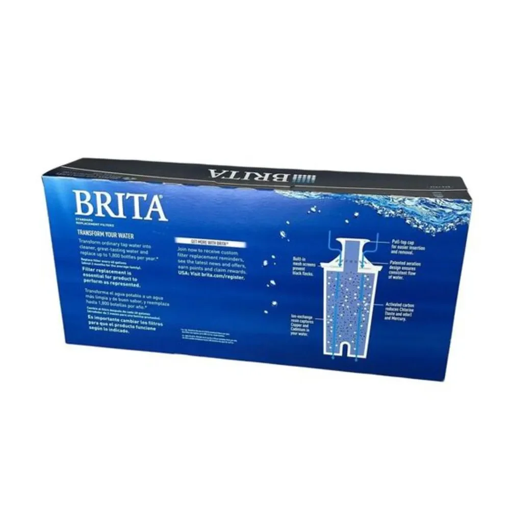 Brita Replacement Water Filters For ALL Brita Pour-Through Pitchers -5 Pack‎ New